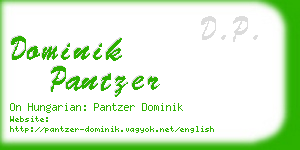 dominik pantzer business card